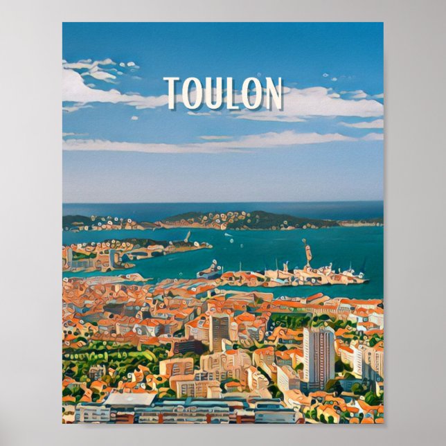 Affiche Toulon Photo Vintage  Poster (Front)