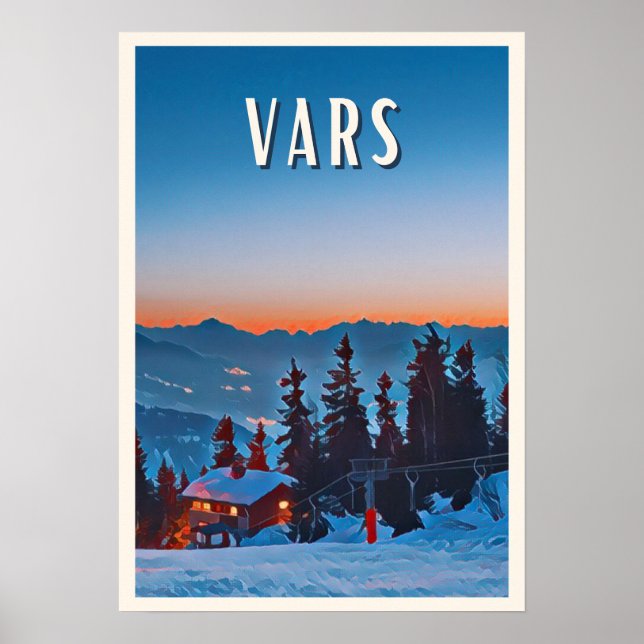 Affiche Vars Station de ski  Poster (Front)