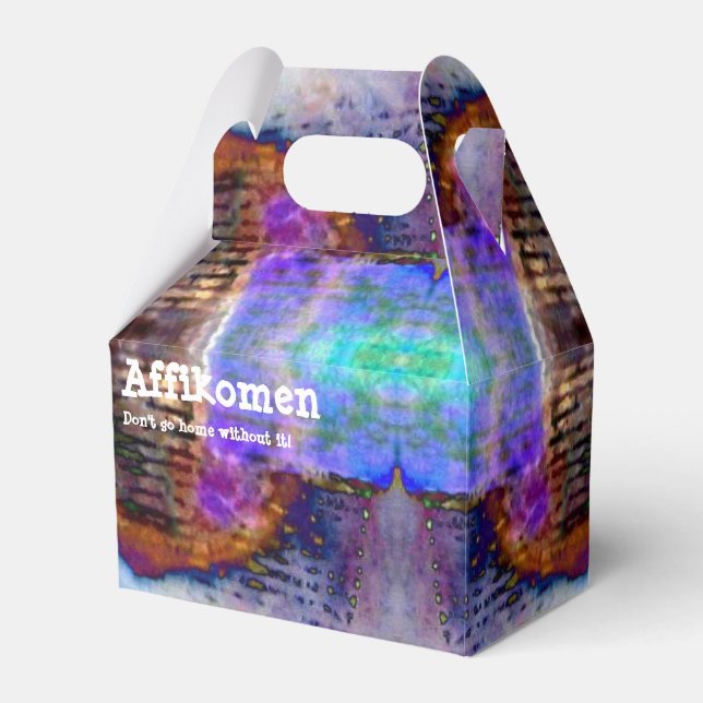 Affikomen -- Passover Favor Box (Front Side)
