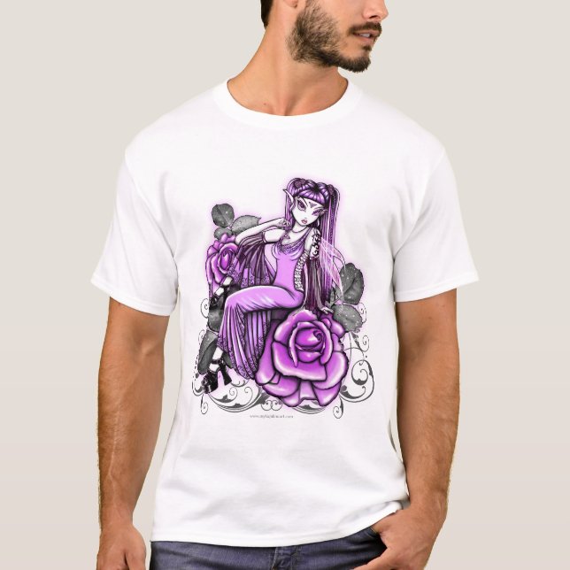 "Affinity"  Pink Valentines Day Rose Fairy Top (Front)