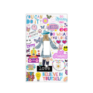 AFFIRMAITIONS SWIFT-INSPIRED LIGHT SWITCH COVER