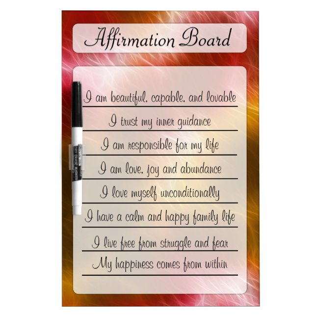 Affirmation Board (Front)