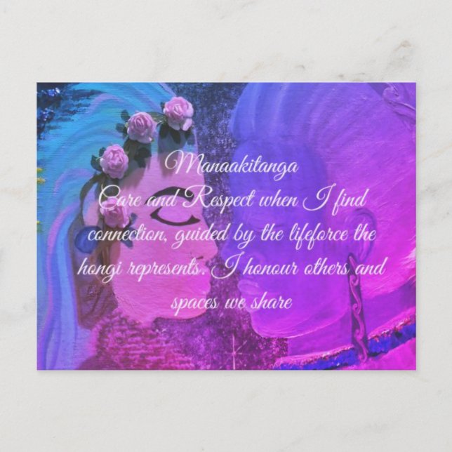 Affirmation card Manaakitanga (Front)