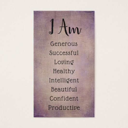 Affirmation Cards: Choose Your Own Positive Words (Front)