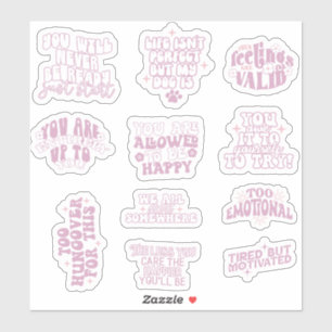 affirmation Inspirational Motivational Quote Sticker