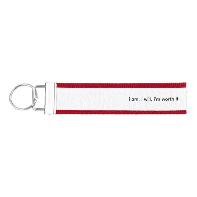 Affirmation Keychain (Keys on Left)