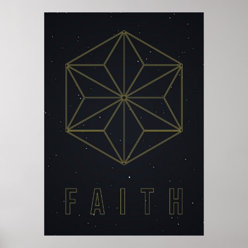 Affirmation poster Have faith and accept yourself 