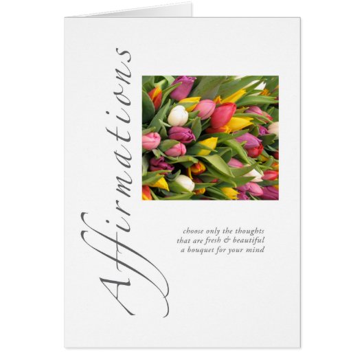 Affirmation Tulips Cards (Front)