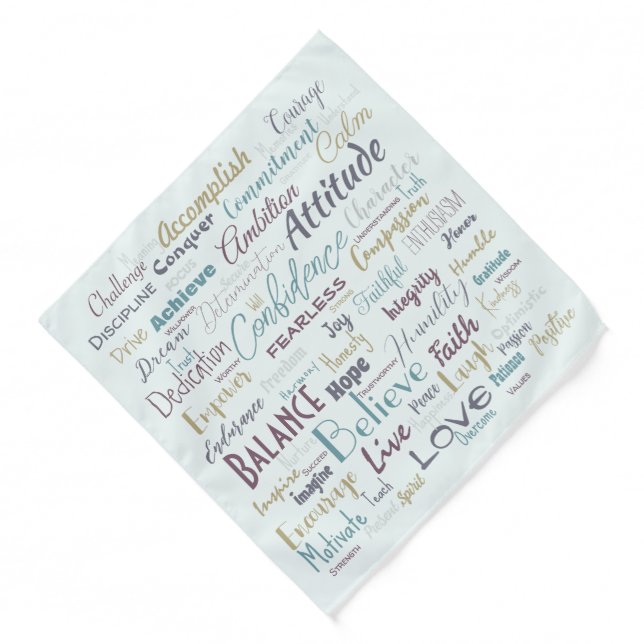 Affirmations   bandana (Front)