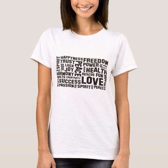 affirmations black - background clear T-Shirt