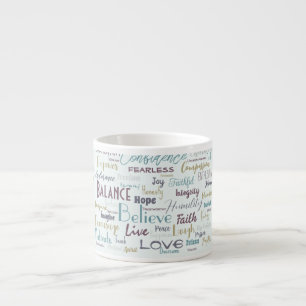 Affirmations espresso cup