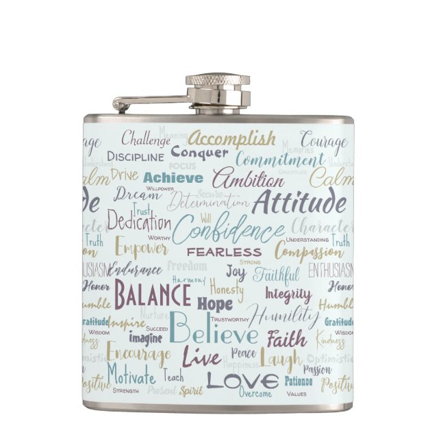 Affirmations Flask (Front)