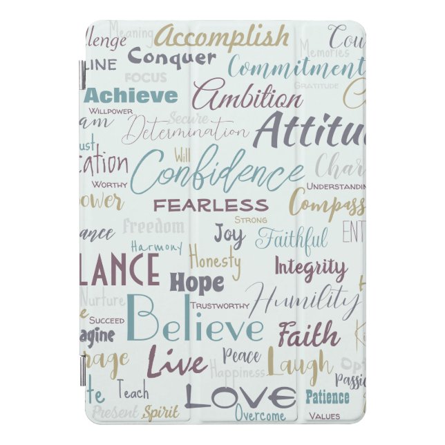 Affirmations  iPad pro cover (Front)