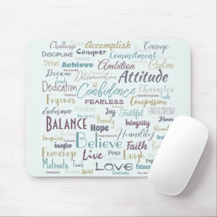 Affirmations mouse pad