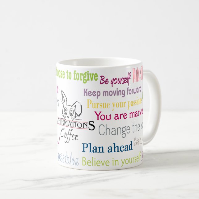 Affirmations Mug (Front Right)