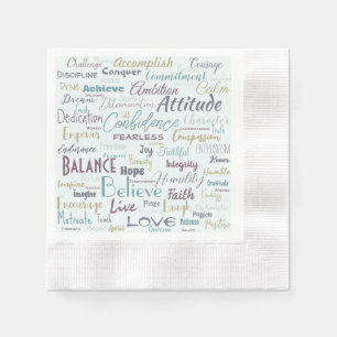 Affirmations napkins