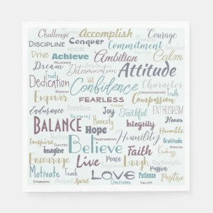 Affirmations napkins