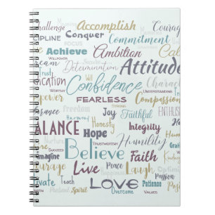 Affirmations notebook