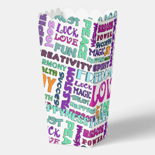 Affirmations of Life - positive words 2 Favor Boxes