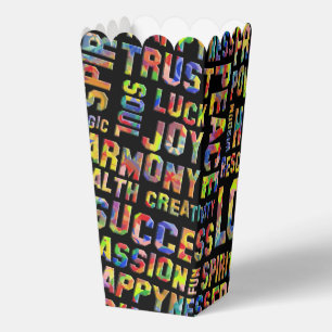 Affirmations of Life - positive words 4a Favor Boxes