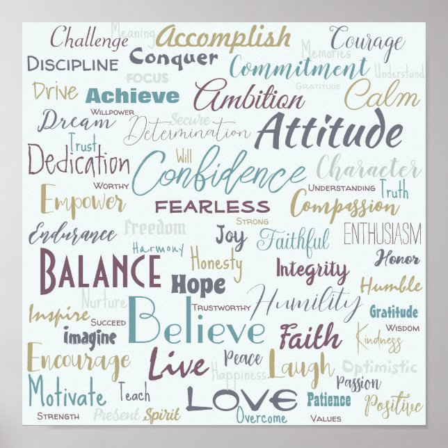 Affirmations Poster (Front)