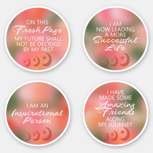 Affirmations Stickers Great for New Moon Ritual 6A