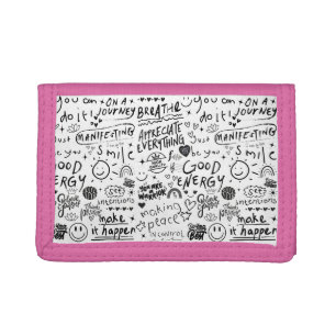 AFFIRMATIONS TRIFOLD PHOTO WALLET