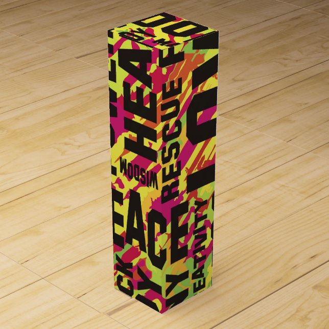 AFFIRMATIONS / WORDS OF LIFE WINE GIFT BOX (Front)