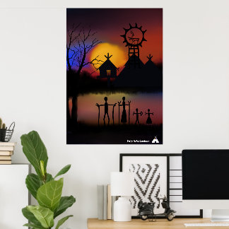 Affisch Skymmnings i Lappland Poster