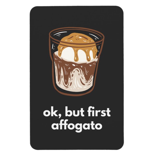 Affogato Lover Magnet (Vertical)