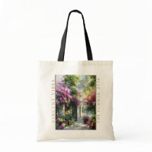 Affordable Art Floral Tote: Summer Garden Bag