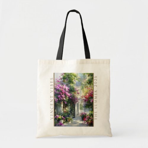 Affordable Art Floral Tote: Summer Garden Bag