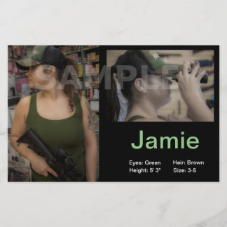 Affordable Model Comp Cards Flyer