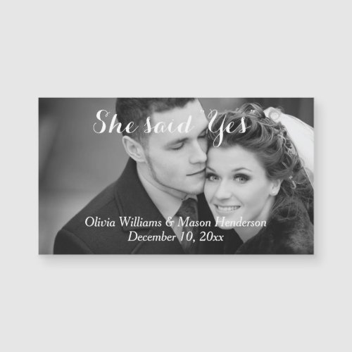 Affordable Photo Save the Date Magnet