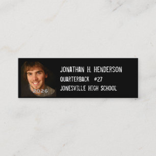 Affordable Senior Pictures Mini Business Card