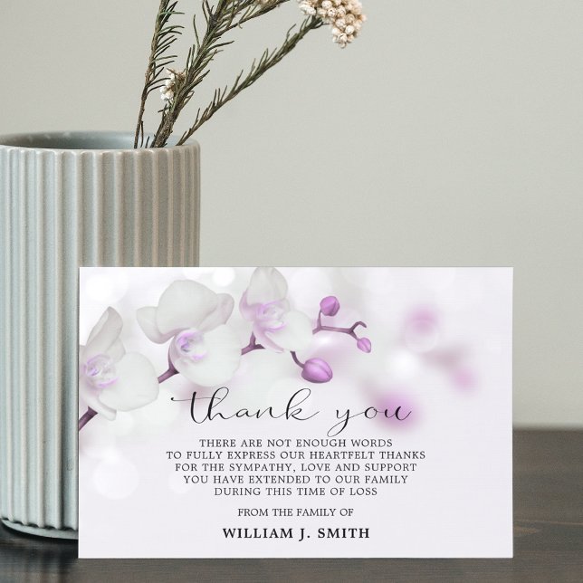 Affordable Sympathy Lavender THANK YOU Photo (Creator Uploaded)