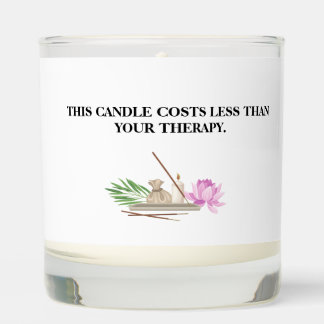 Affordable Therapy Candle, Funny Birthday Gift Scented Candle