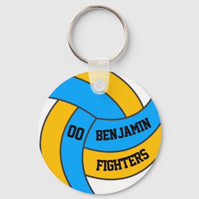 Affordable Volleyball Giveaway Gifts & Promotions Keychain (Front)