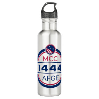AFGE Local 1444 Water Bottle Steel