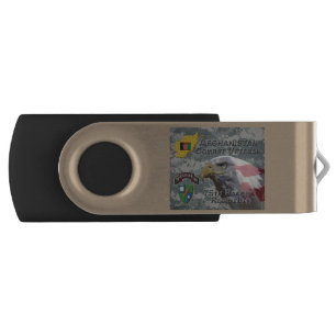 Afghan Combat Veteran 75th Ranger Regiment Flash Drive