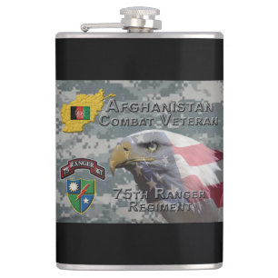 Afghan Combat Veteran 75th Ranger Regiment Flask