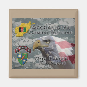 Afghan Combat Veteran 75th Ranger Regiment Magnet