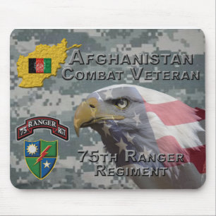 Afghan Combat Veteran 75th Ranger Regiment Mouse Pad