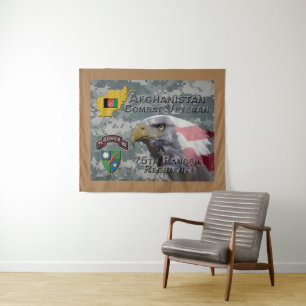 Afghan Combat Veteran 75th Ranger Regiment Tapestry