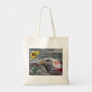Afghan Combat Veteran 75th Ranger Regiment Tote Bag