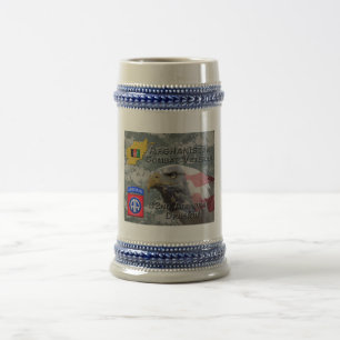 “Afghan Combat Veteran” - 82nd Airborne Division Beer Stein