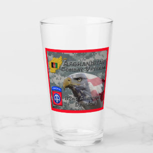 “Afghan Combat Veteran” - 82nd Airborne Division Glass
