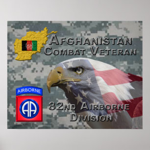 “Afghan Combat Veteran” - 82nd Airborne Division Poster