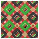 Afghan Flag &amp; Afghanistan Trendy Fabric /fashion