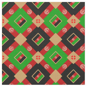Afghan Flag & Afghanistan Trendy Fabric /fashion